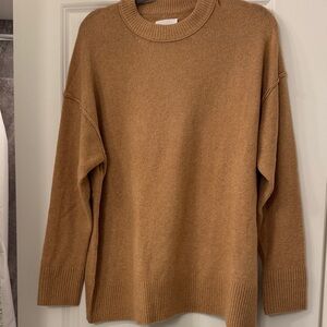 Aerie Oversized Cozy Brown Knit Sweater
